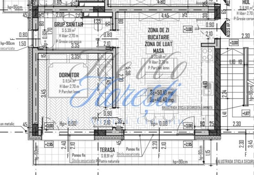 Apartament cu 2 camere semidecomandat în Baciu