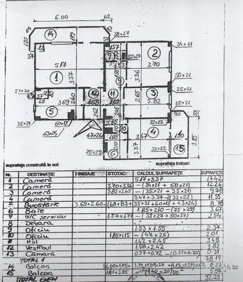 Apartament cu 4 camere decomandat în Drumul Taberei