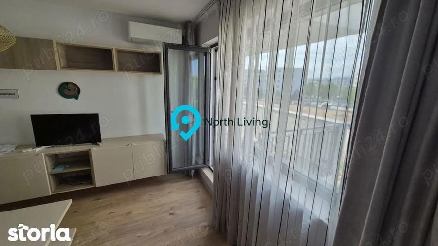 Apartament cu 2 camere, mobilat în Băneasa