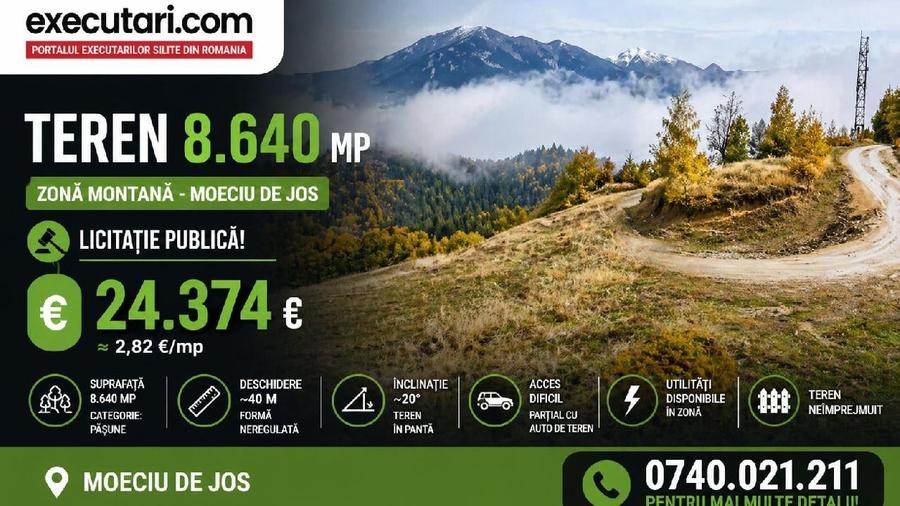 Teren extravilan în Moieciu