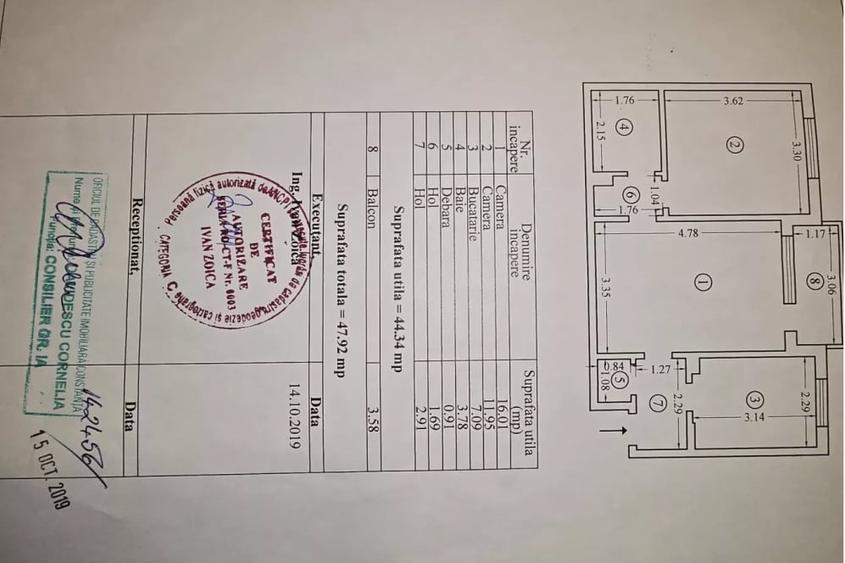 Apartament cu 2 camere semidecomandat, mobilat în Tomis II