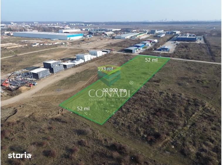 Teren de vanzare cu autorizatie pentru 2 hale - Otopeni - 10.000 mp - 1