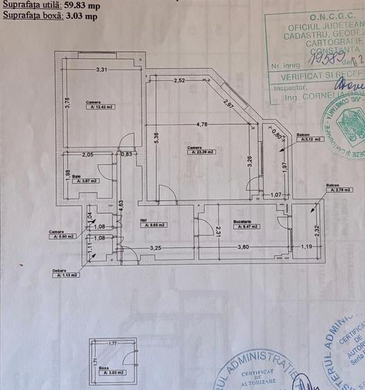 Apartament premium 2 camere cu vedere panoramică Faleza Nord - 14