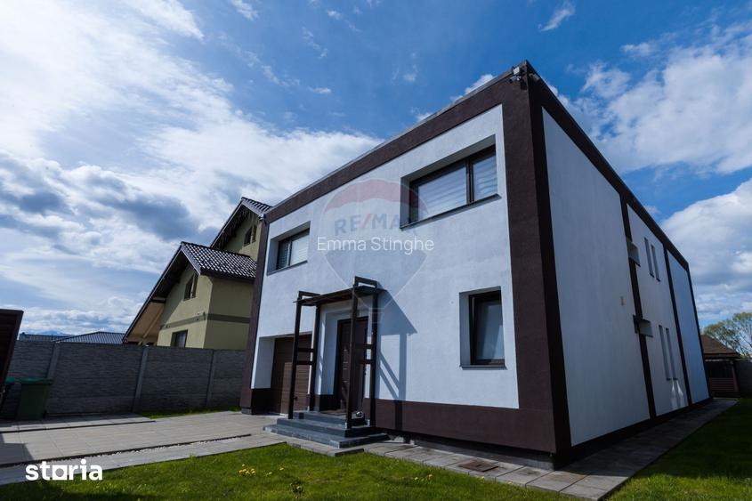 Casa premium in Stupini finisaje de lux, complet mobilata