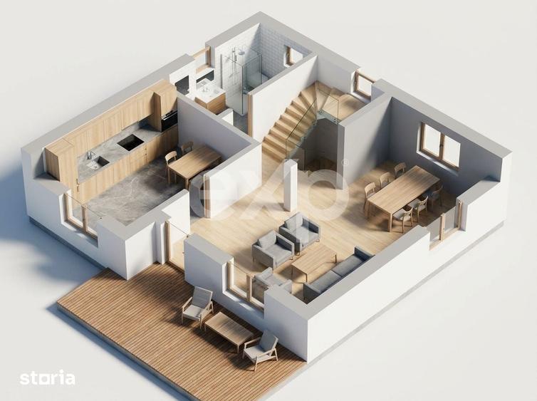 Casă cu 4 camere cu Teren 270 Mp în Trivale