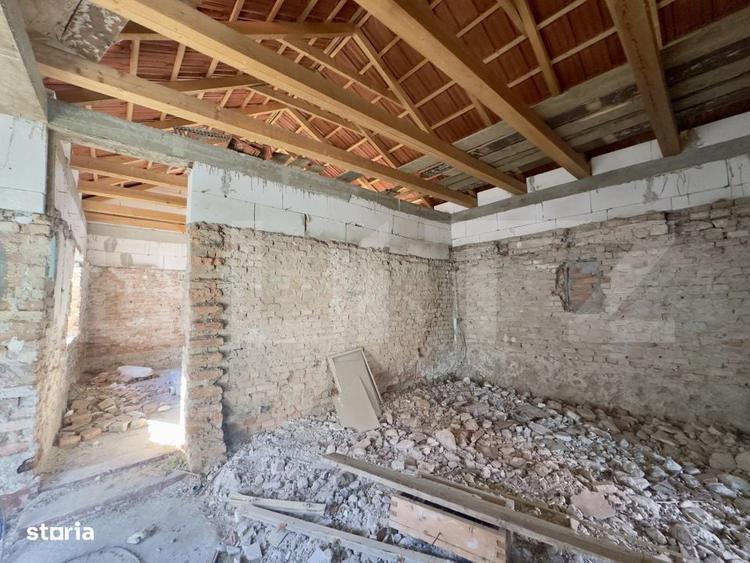 Casa la rosu de vanzare, 90 mp+ teren 650 mp, zona Aiud - 7