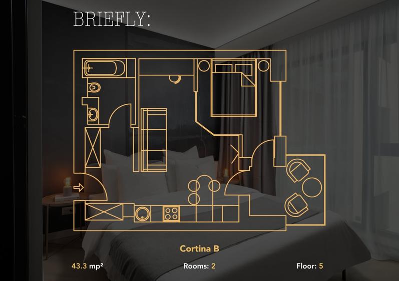 Apartament 2 Camere Cortina North | Ready-to-Move by Urbanesq | Parcare Inclusă - 11