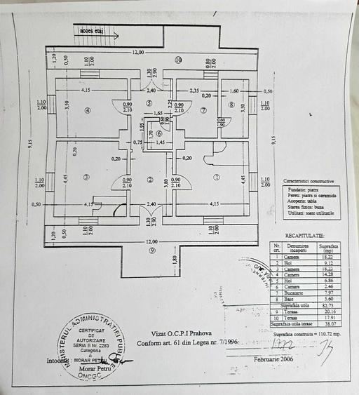 Casă cu 4 camere cu Teren 500 Mp în Central