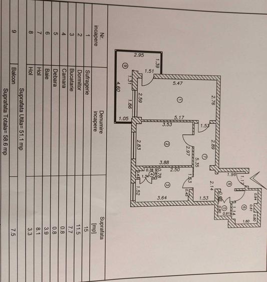 Apartament cu 2 camere decomandat în Mazepa 2