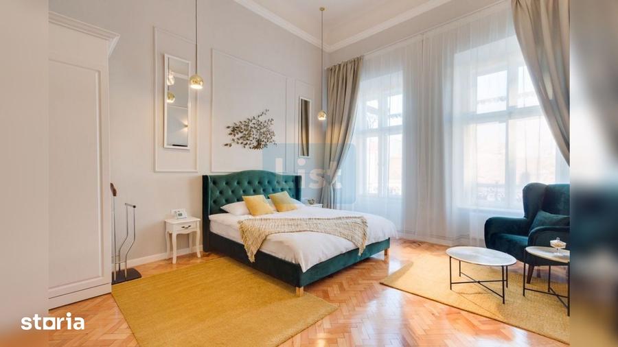 Apartament cu 4 camere semidecomandat, mobilat în Ultracentral