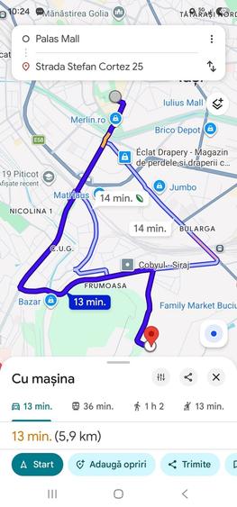 Teren de 642 mp, în Central