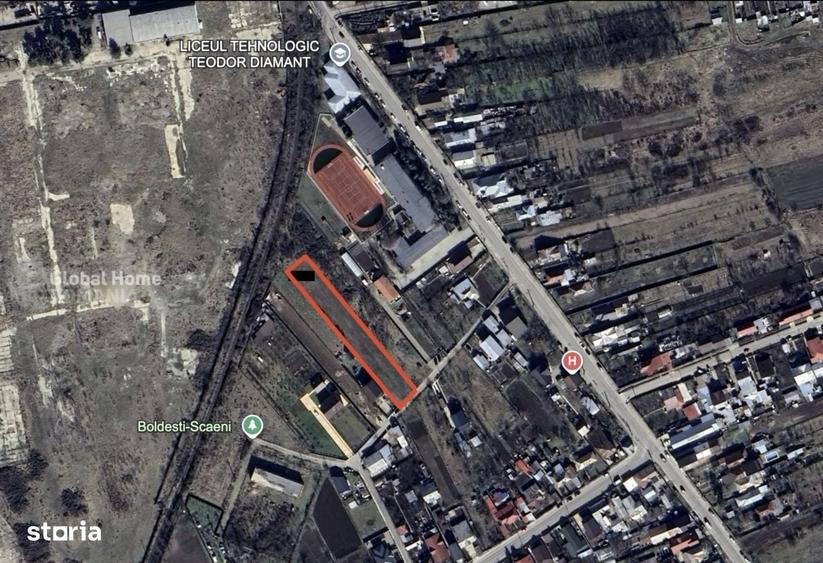Teren Intravilan | 2623 mp | Boldesti Scaieni - Liceul Teodor Diamant - 1