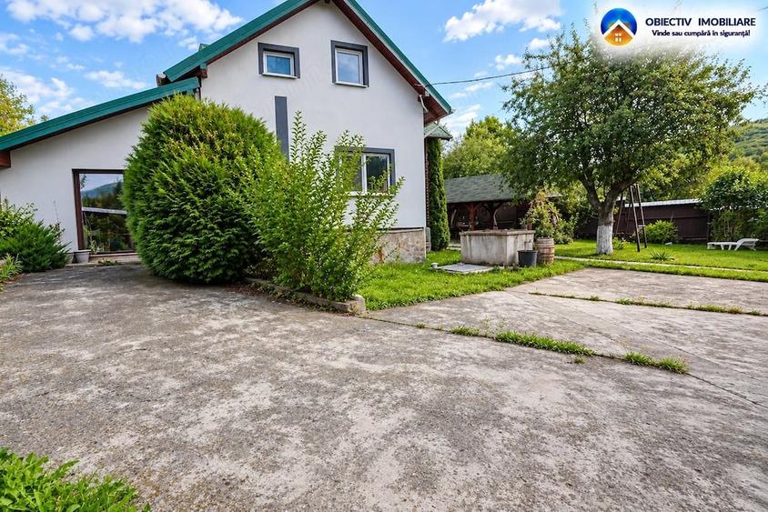 Casa din lemn P+M 191 mp, teren 2.199 mp, Almas - Garcina, zona retrasa - 4