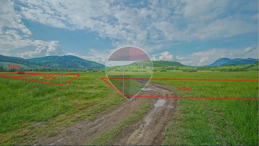 Teren agricol intravilan de 611 mp, în Tărlungeni