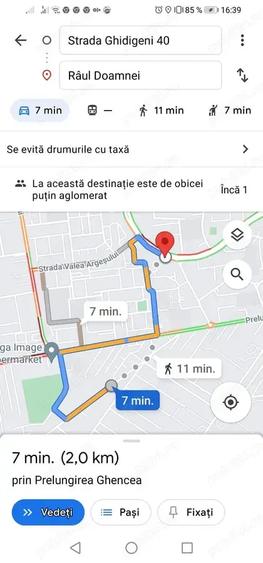 Apartament cu 3 camere decomandat în Central