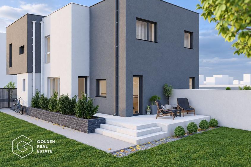 Duplex cu 4 camere cu Canalizare în Săcălaz