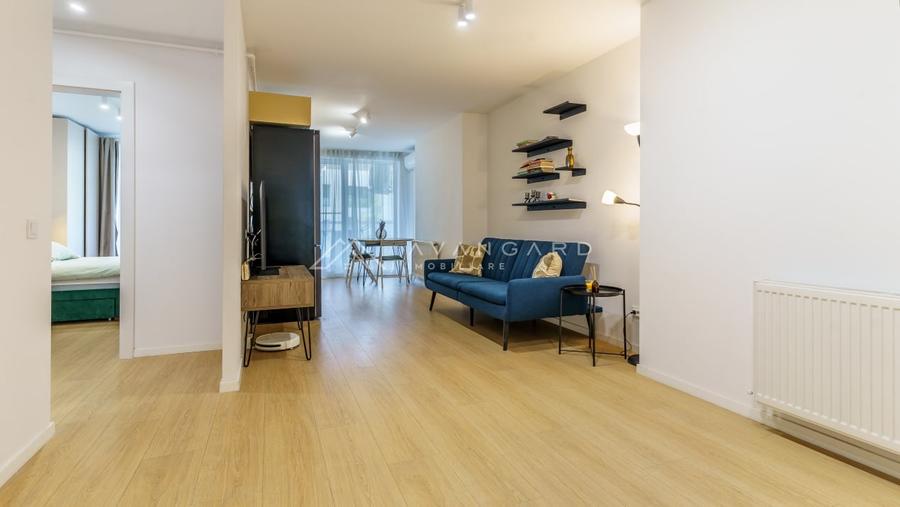 Apartament cu 2 camere semidecomandat, mobilat în Grigorescu