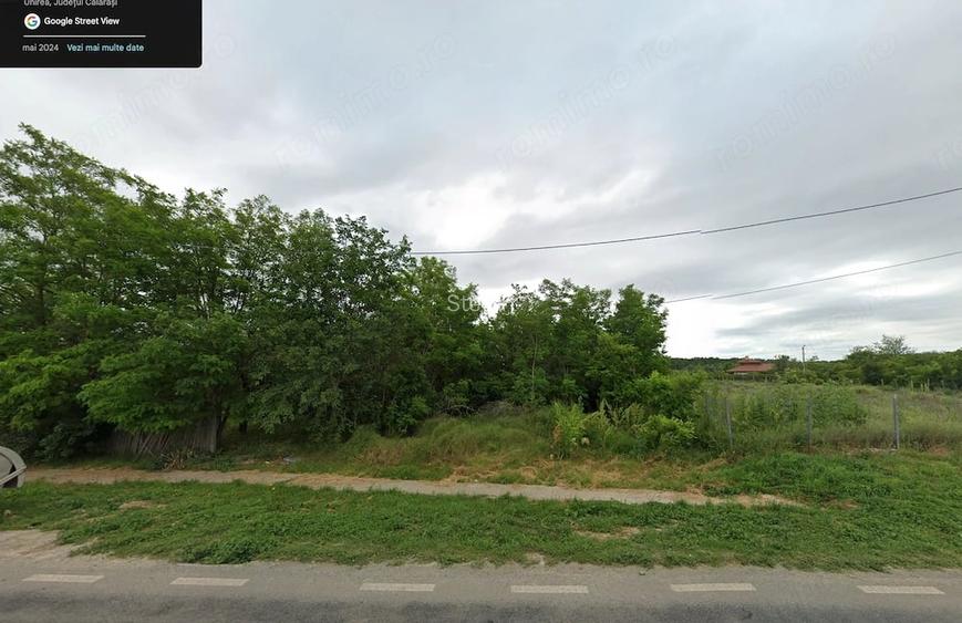 Teren intravilan 1084 mp, Unirea, la DN 3B, 2 ie?iri, 150 m de Borcea
