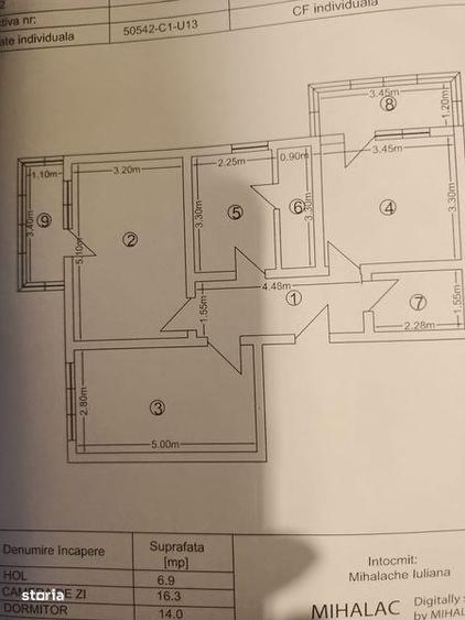 Apartament cu 3 camere decomandat în Central