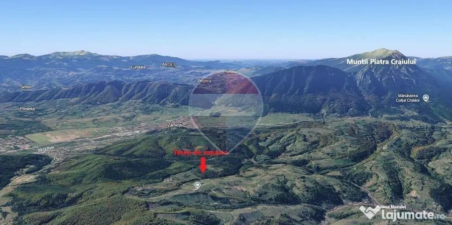Teren extravilan Poiana Marului 1092mp, inconjurat de padure - 1