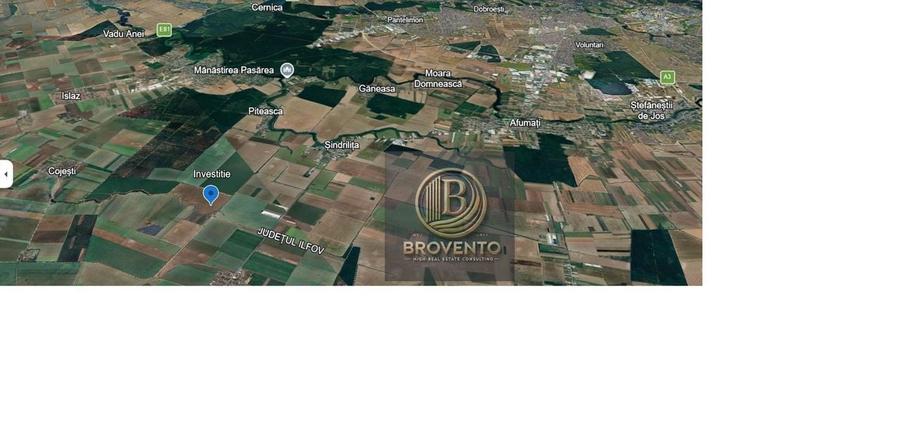Teren de 200000 mp, în Sinești