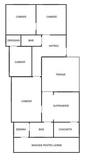 Casă cu 4 camere cu Teren 1190 Mp în Biharia