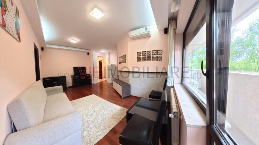 Apartament cu 2 camere semidecomandat în Băneasa