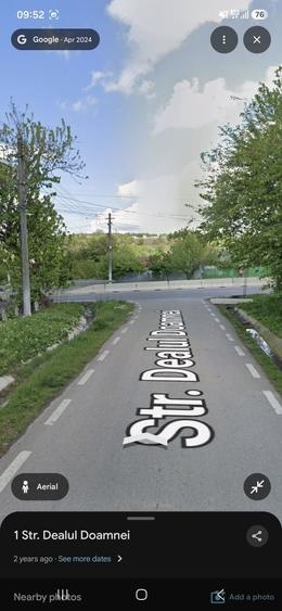 Teren de 820 mp, în Crucea de Piatră