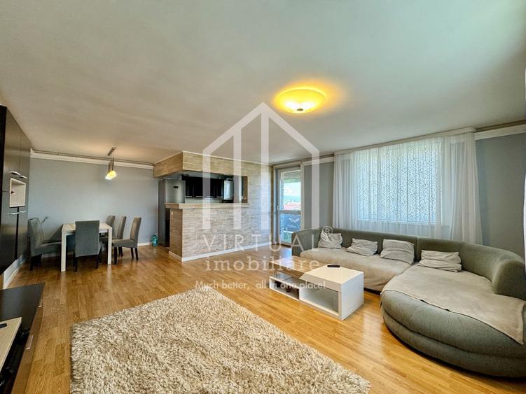 Apartament cu 3 camere semidecomandat, mobilat în Terezian