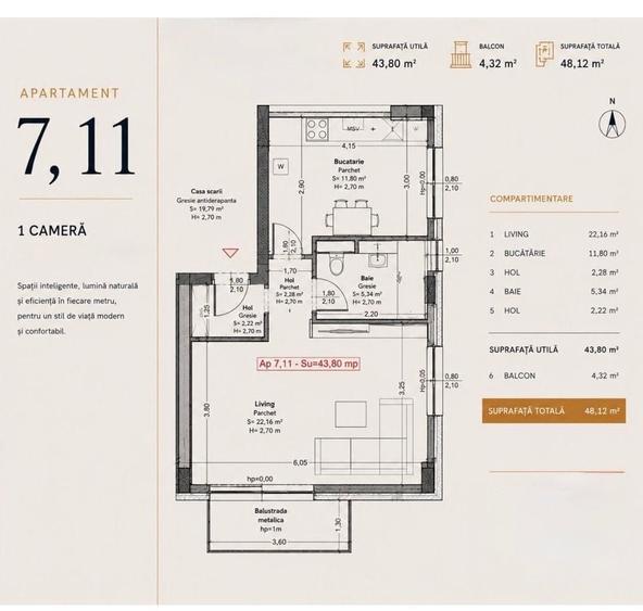 Soarelui – Braytim | Proiect Nou | Lift | Apartamente & S.A.D.-uri - 14