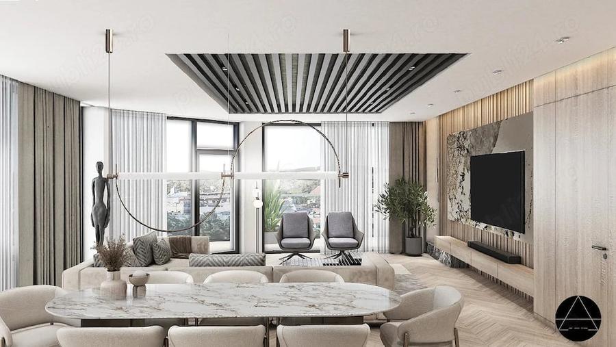 Apartament cu 3 camere semidecomandat în Calea Turzii
