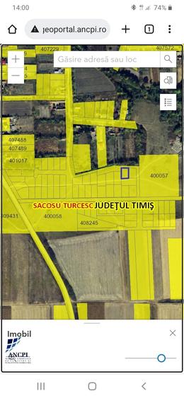 Teren de 540 mp, în Sacoșu Turcesc