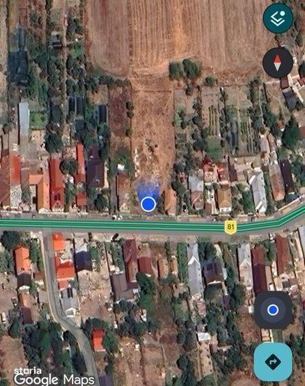 Teren de 5000 mp, în Rovine