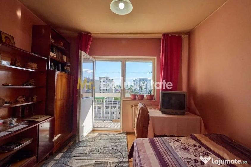 Apartament cu 3 camere decomandat în Central