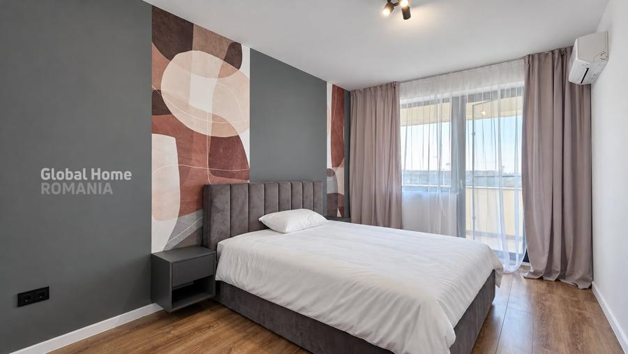 Apartament cu 2 camere semidecomandat, mobilat în Voluntari