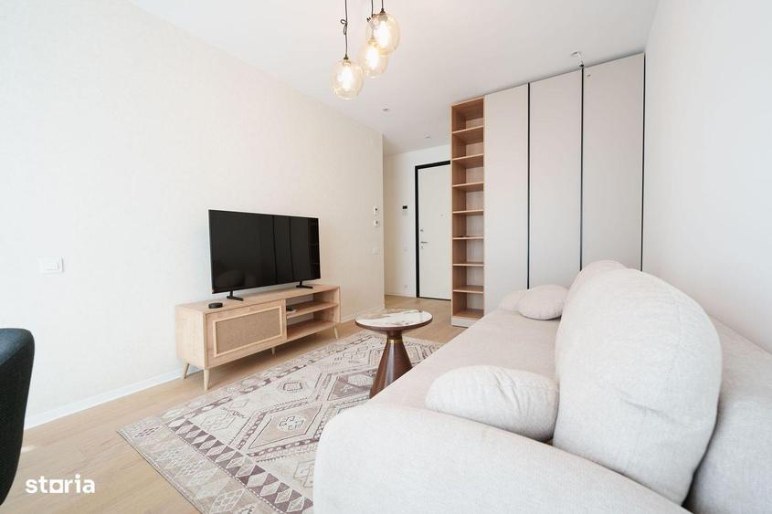 Apartament cu 2 camere, mobilat în Tei