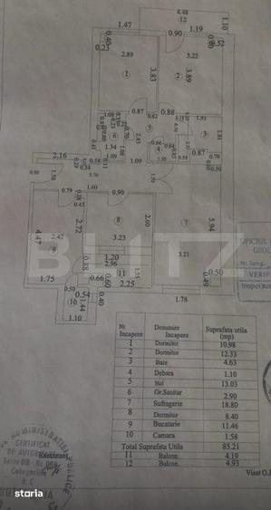 Apartament cu 4 camere în Micro 11