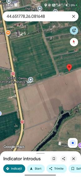 Teren de 2500 mp, în Vlădiceasca