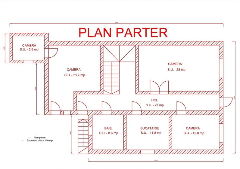 Casă cu 9 camere cu Teren 567 Mp în Central