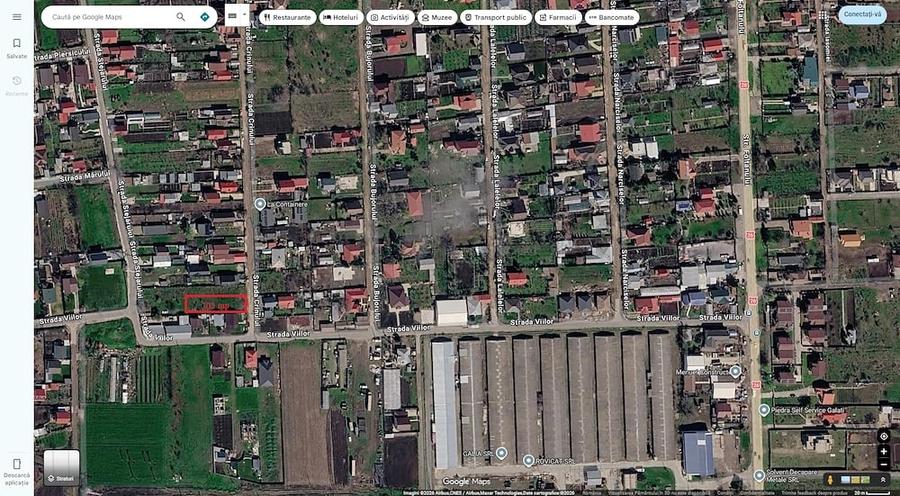 Teren de 702 mp, în Vânători