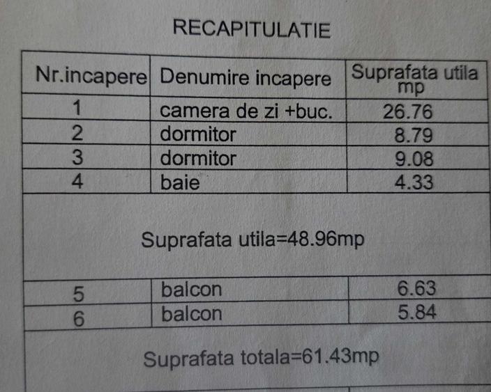 Apartament cu 3 camere decomandat în Exterior Vest