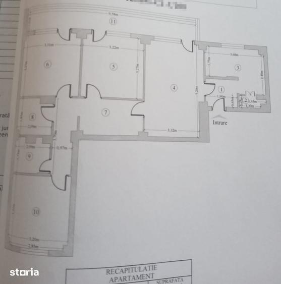 Apartament cu 4 camere în Central