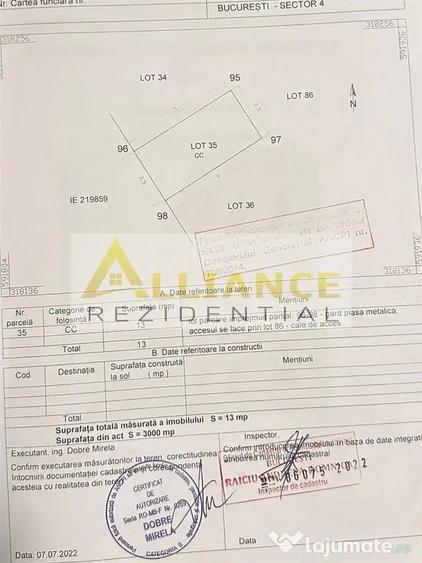 Apartament cu 3 camere decomandat în Berceni