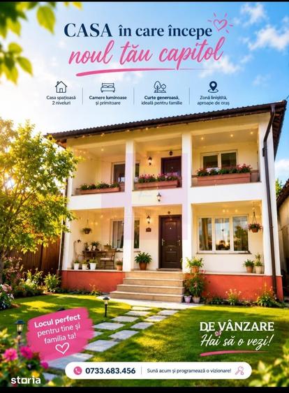 Casă cu 5 camere cu Teren 2875 Mp în Roata de Jos