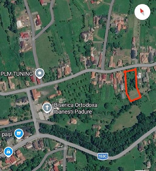 Teren de 3100 mp, în Ibănești
