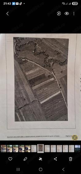 Teren de 3400 mp, în Rusu Bârgăului