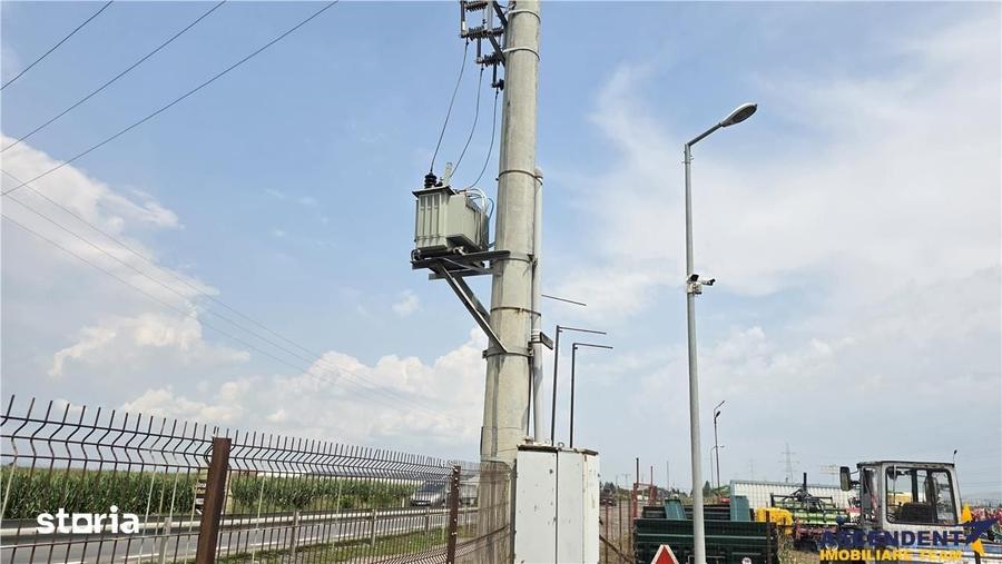 7.000 mp teren industrial premium la DN11, acces TIR, post trafo, Bras - 8