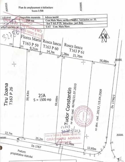 vand teren intravilan Malu Mare 1500 mp - strada Salcamilor - 2