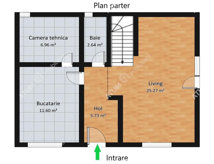 Casă cu 4 camere decomandat cu Teren 250 Mp în Central