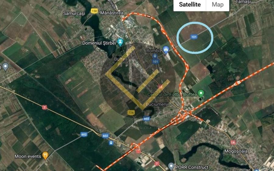 Teren Construcții intravilan de 25800 mp, în Central